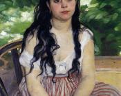 皮埃尔 奥古斯特 雷诺阿 : Gypsy Girl